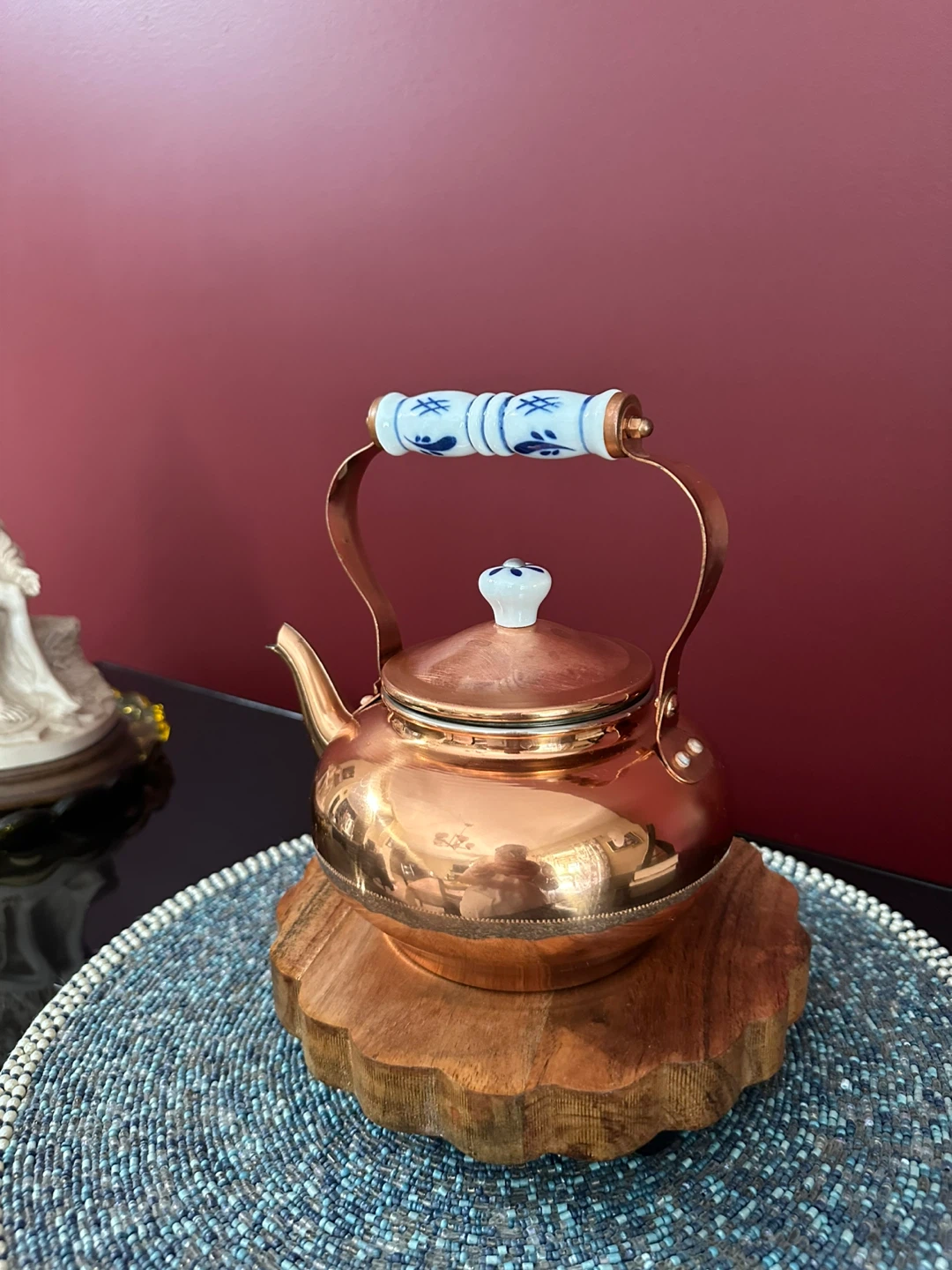 Copper Tea Kettle with Decorative Handle - photo 3