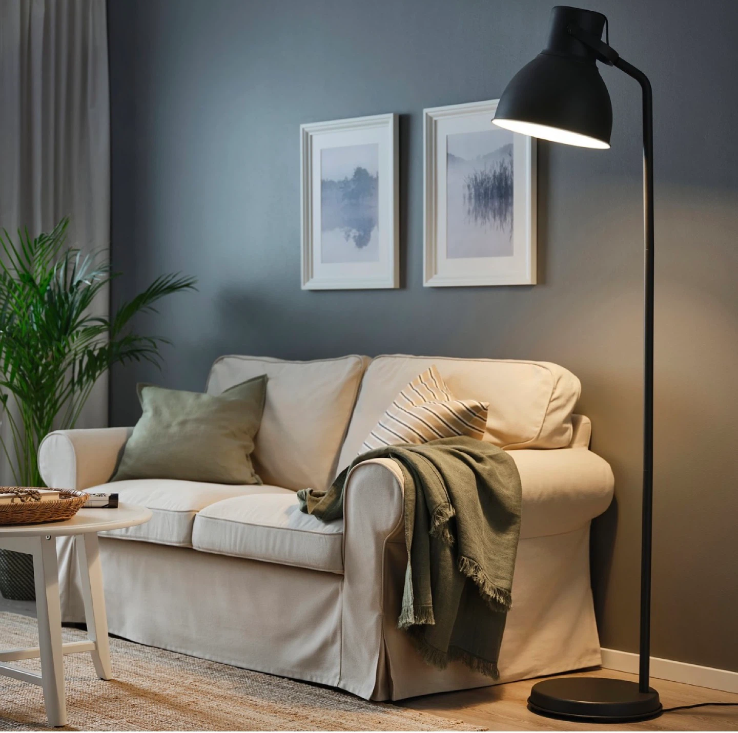 IKEA HEKTAR Floor Lamp - Dark Gray
