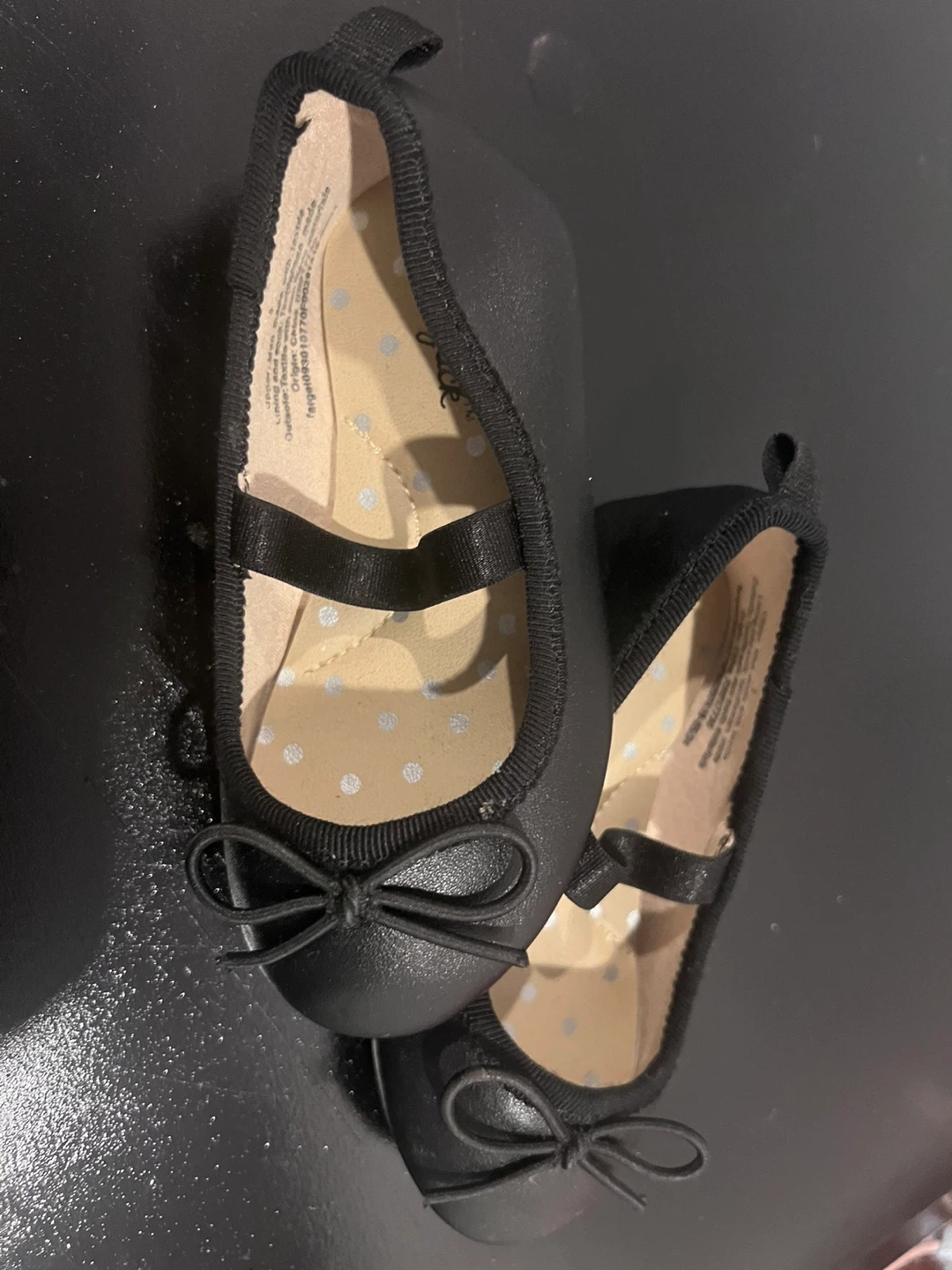 Cat & Jack Girls Black Ballet Flats - photo 2