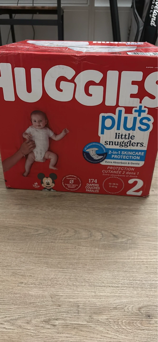 New!! Huggies Plus  Diapers Size 2 - photo 2