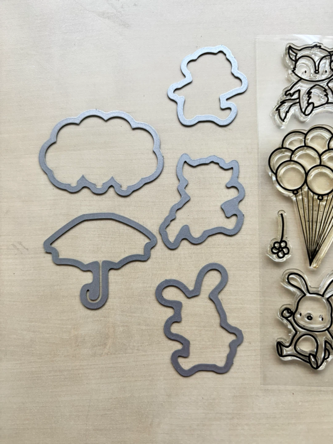 Mama elephant up and away stamp & die cut set - photo 3