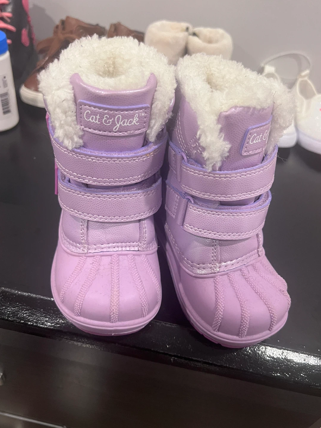 Cat & Jack Purple Winter Boots Toddler - photo 2