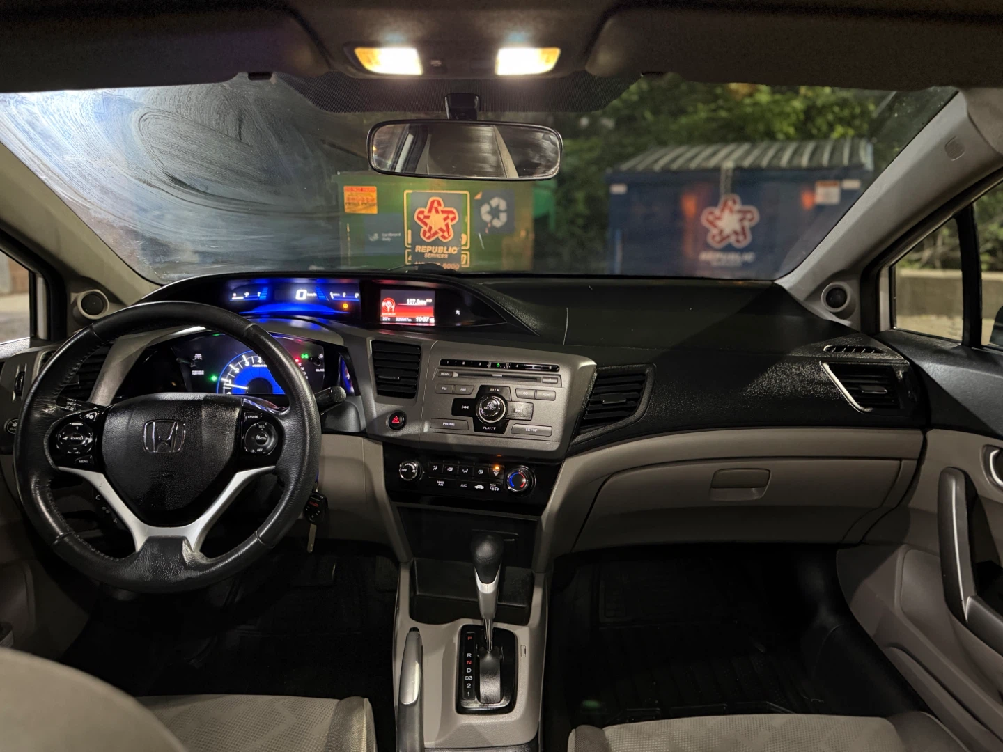 White 2012 Honda Civic Coupe - photo 3