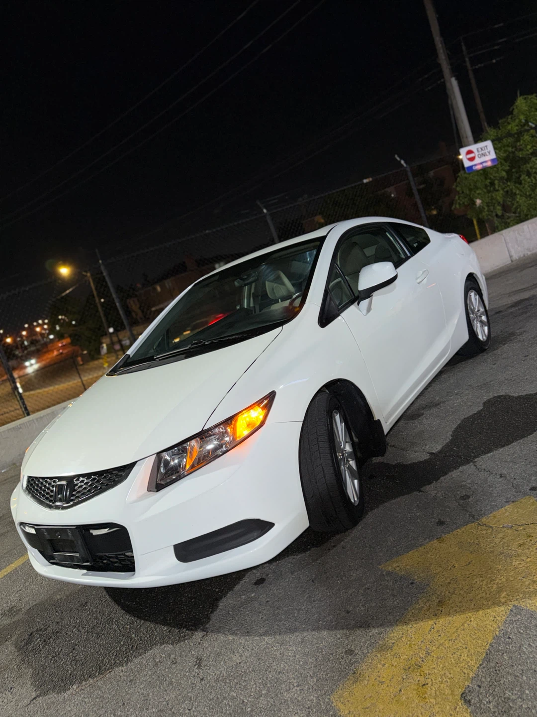 White 2012 Honda Civic Coupe - photo 2