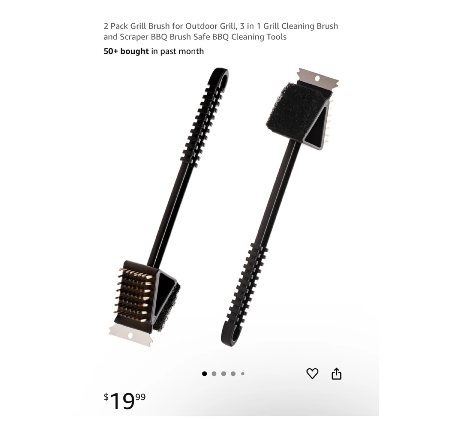 Brand new 2 Pack Grill Brush for Outdoor Grill