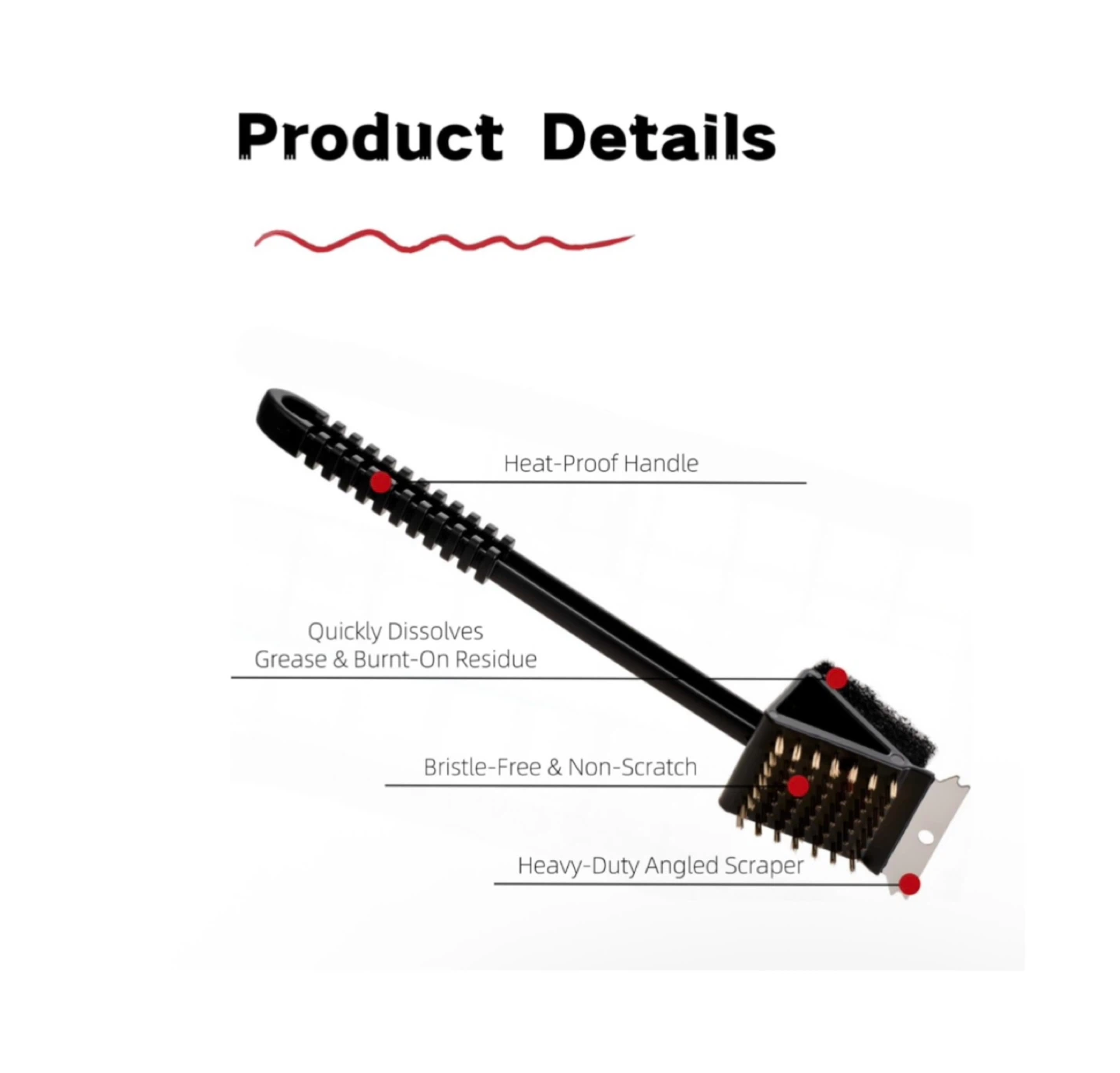 Brand new 2 Pack Grill Brush for Outdoor Grill - photo 5