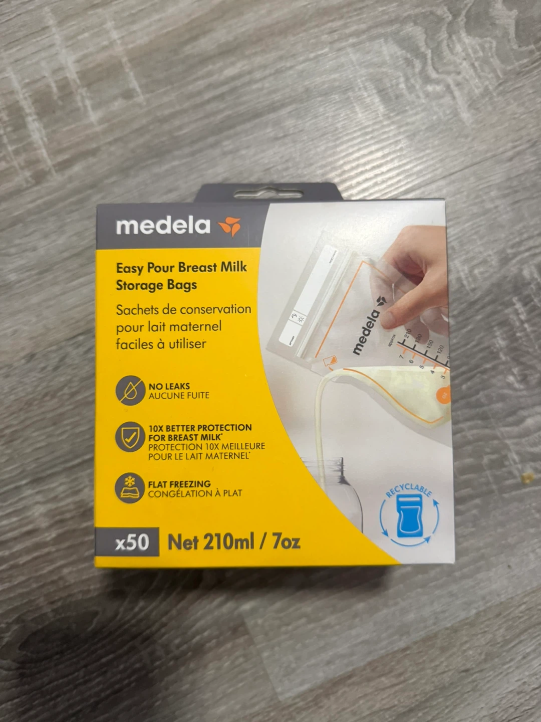 Medela Easy Pour Breast Milk Storage Bags - 50 Count