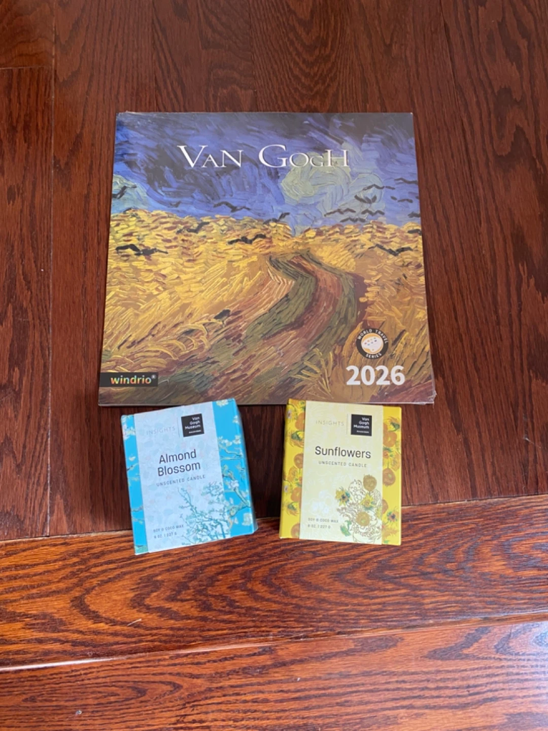 Van Gogh 2026 Wall Calendar and Candles