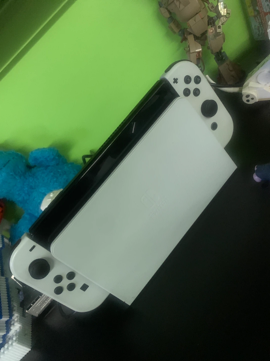 Nintendo Switch OLED Model with Controller and MicroSD Card - photo 2