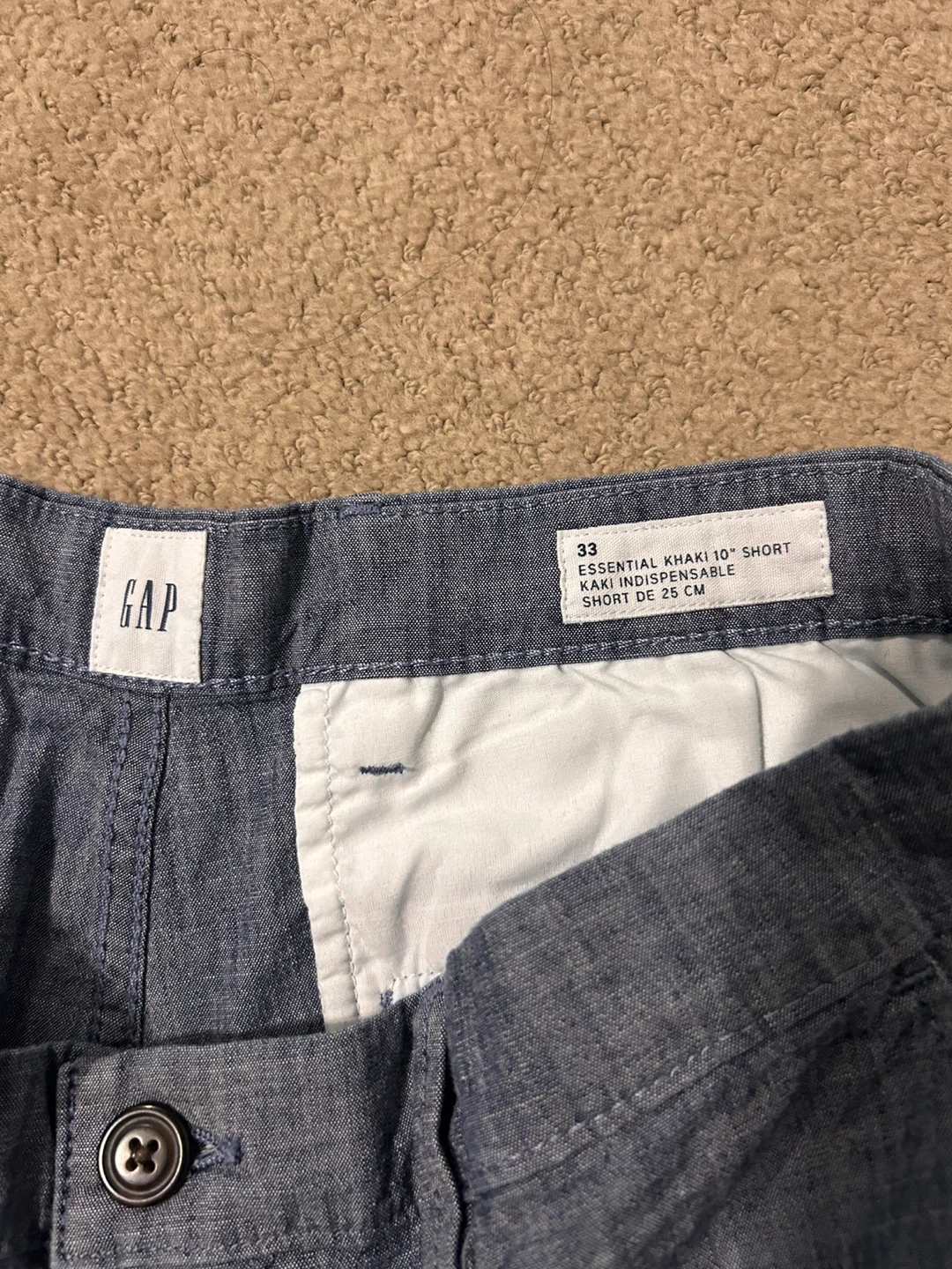 2 GAP Essential 10" Short both blue shades - photo 2