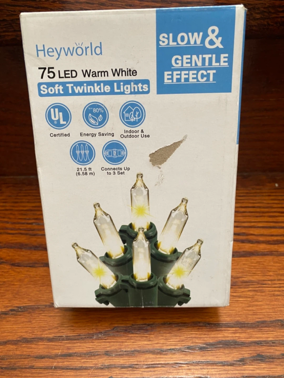 75 LED Warm White Soft Twinkle Lights
