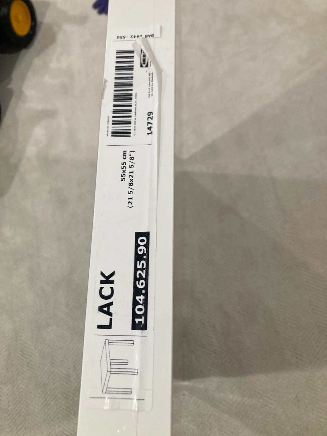 IKEA LACK Shelf - Green 55x55 cm - photo 2