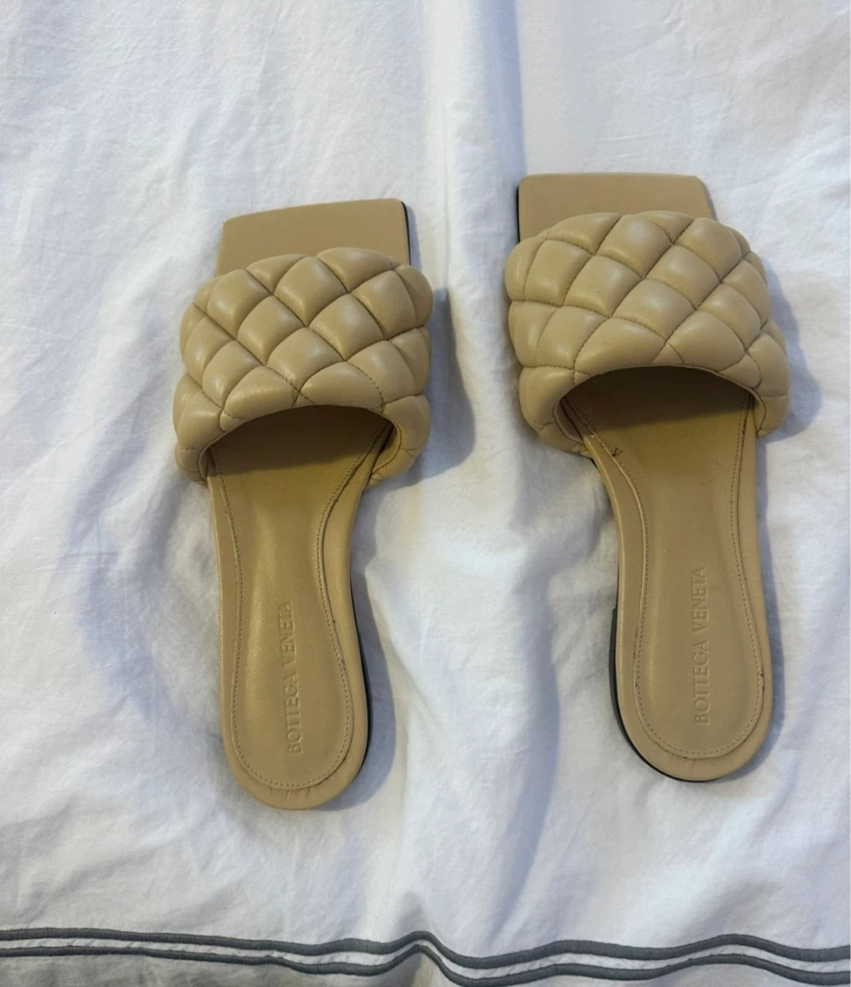 Bottega Veneta Padded Sandals Size 36.5