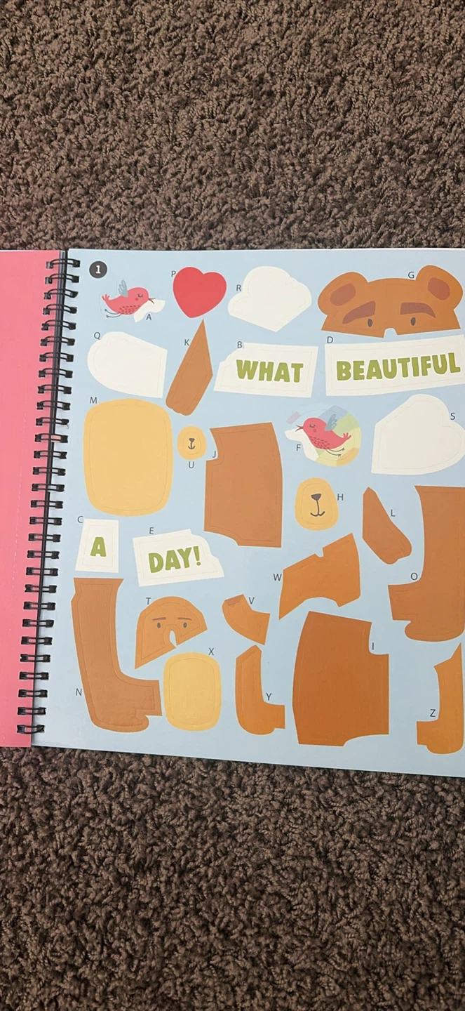 Brain Games Sticker by Letter Lots of Love Activity Book - photo 3