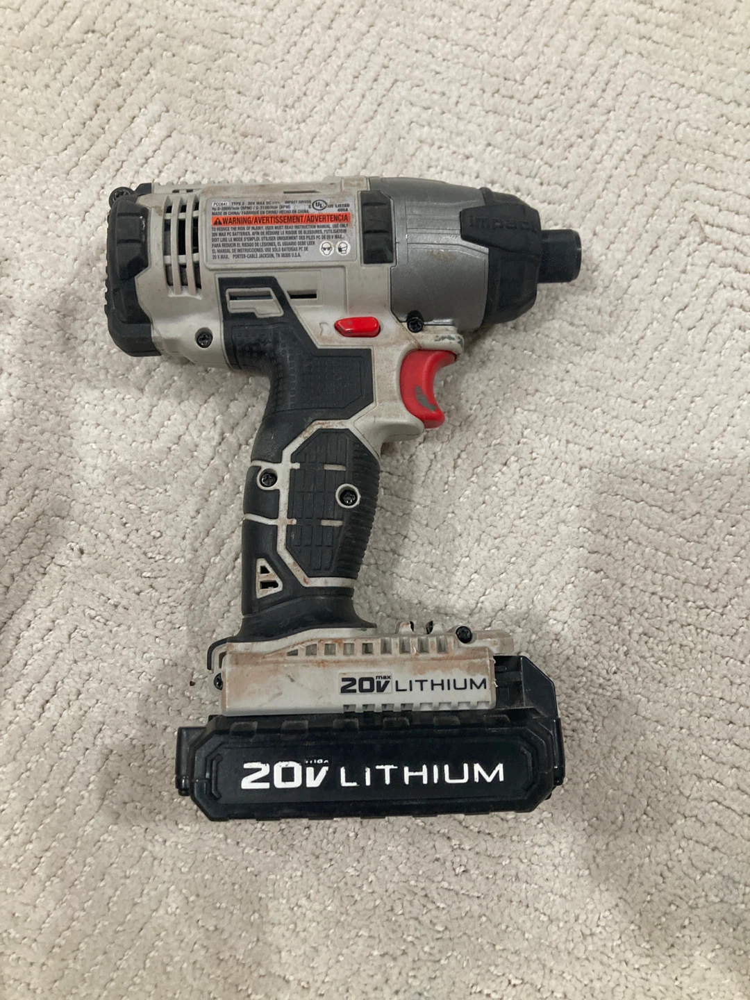 Porter-Cable 20V Lithium Impact Driver - photo 2