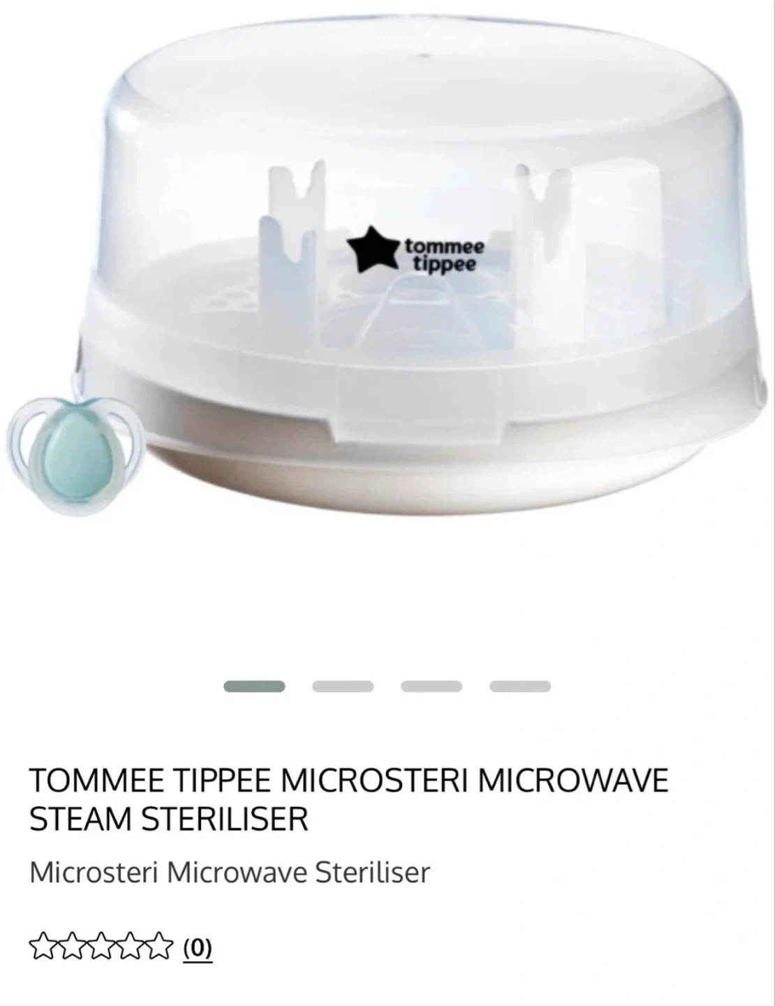 Tommee Tippee Microwave Steam Steriliser