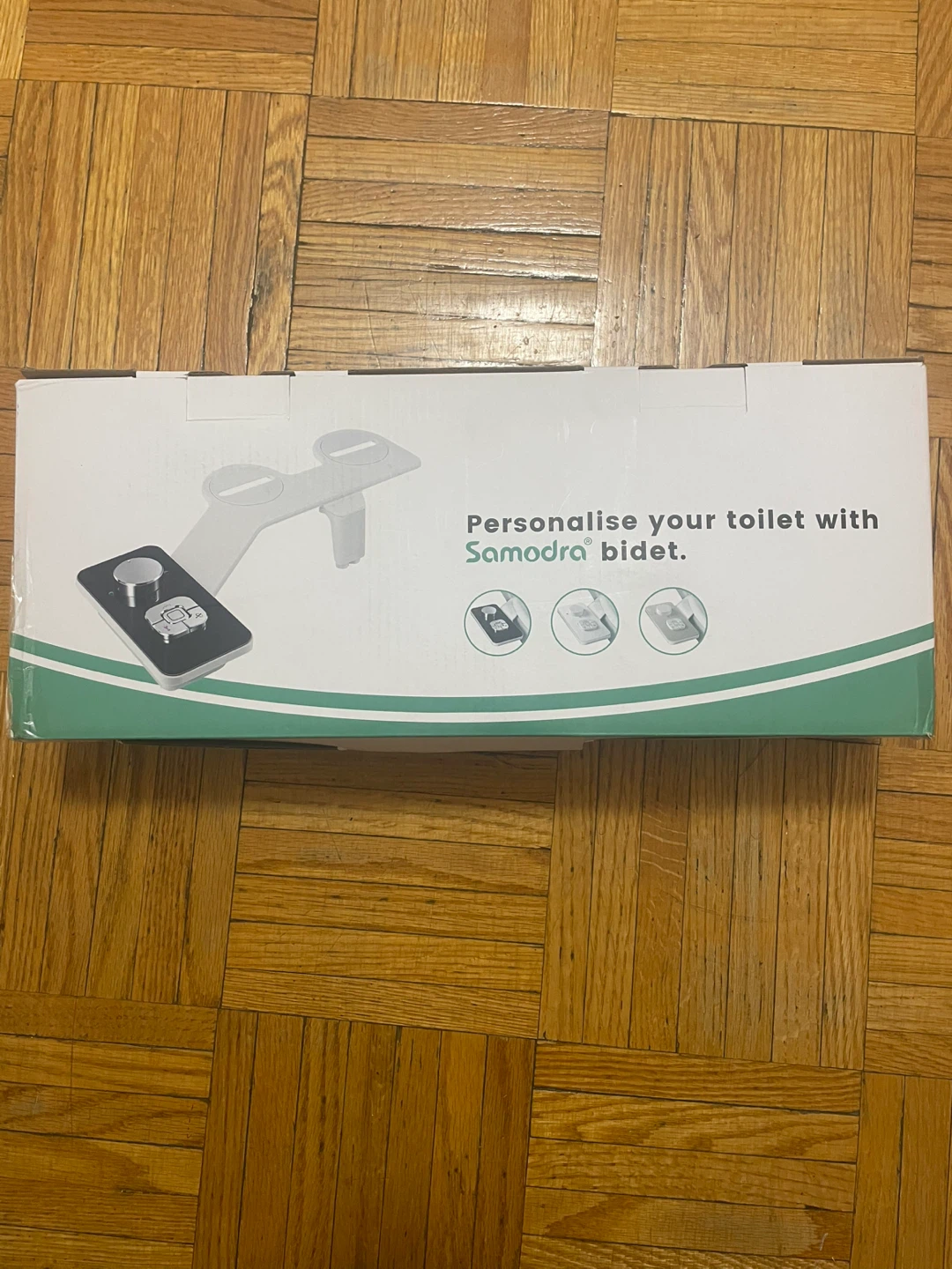 Brand New SAMODRA Non-Electric Toilet Bidet Boxed