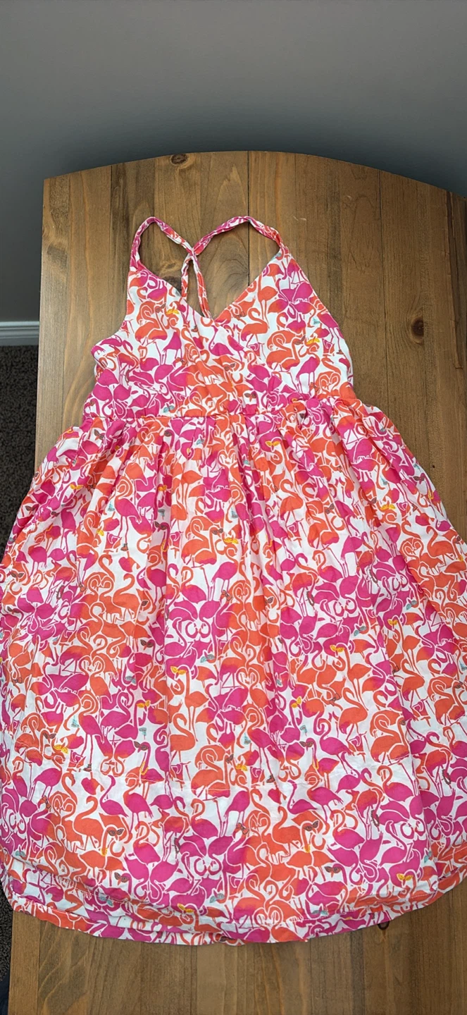 Girls Mexx Dress - Flamingo Print
