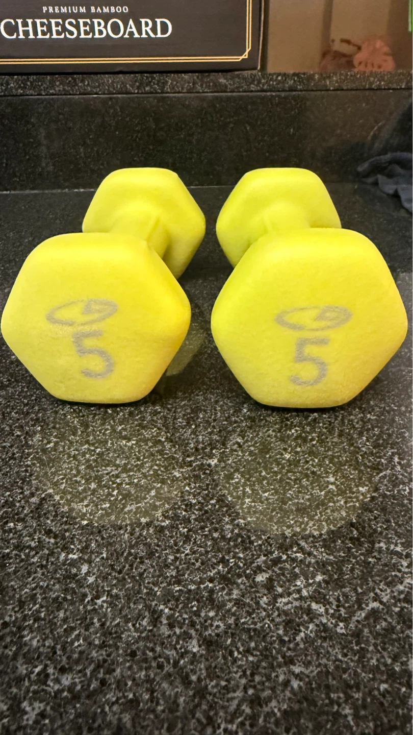 Pair of 5 lb Dumbbells - photo 2