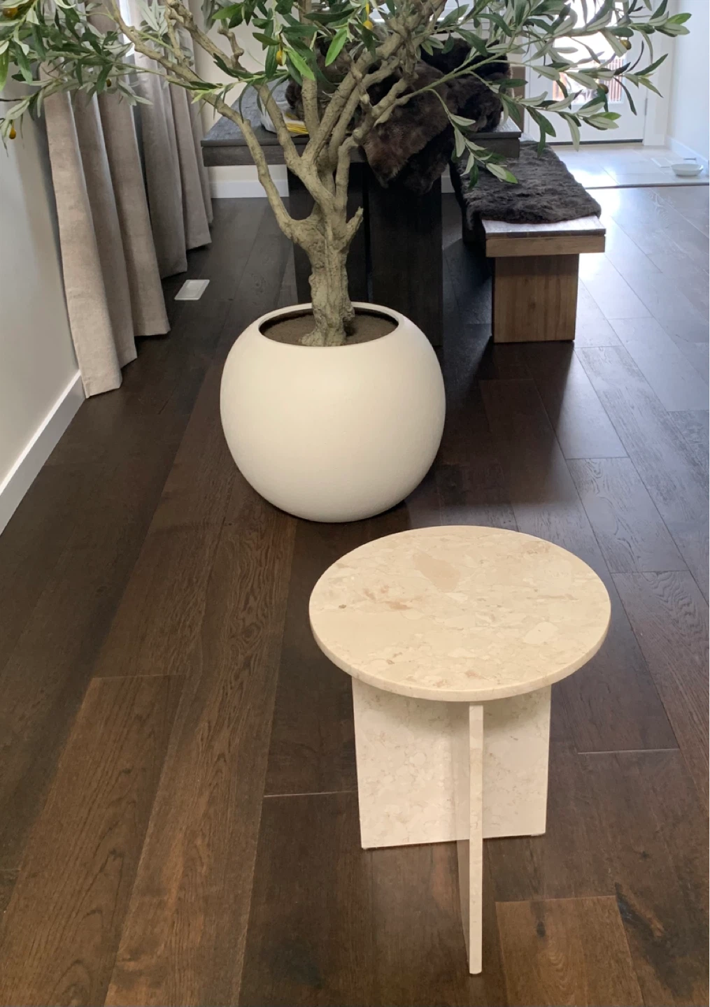 Marble Side Table