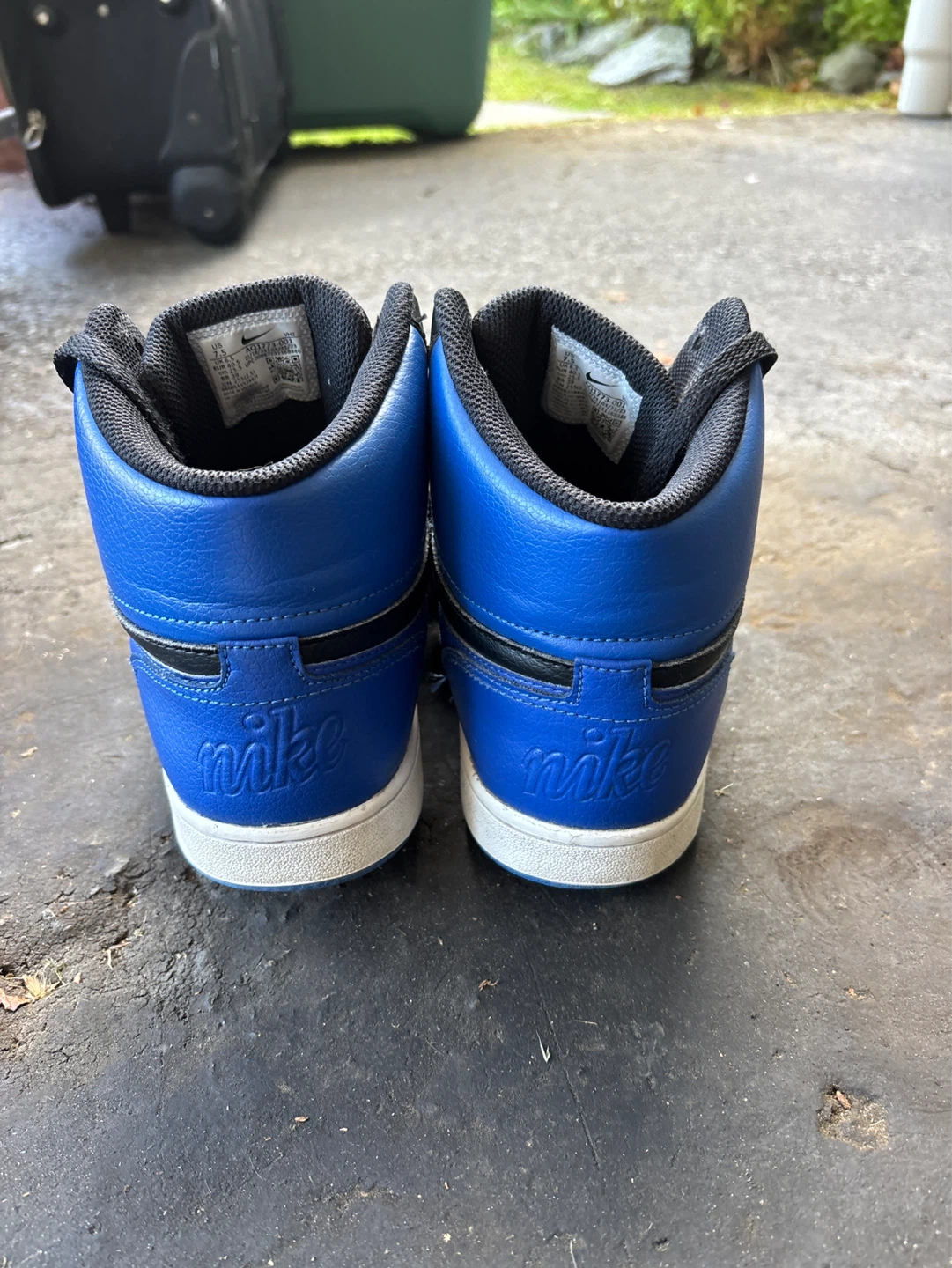 Nike Court Vision Alta Mid Blue/Black Sneakers - photo 3