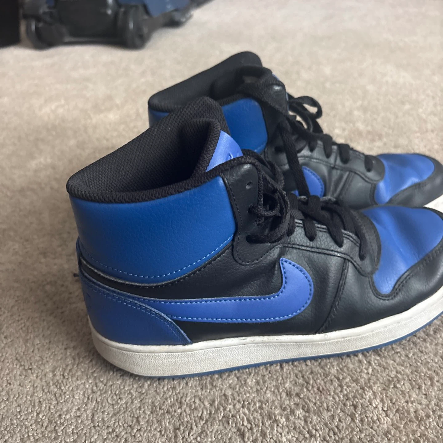 Nike Court Vision Alta Mid Blue/Black Sneakers - photo 2