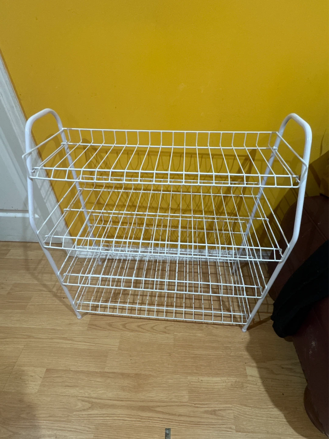 White 3-Tier Wire Storage Rack