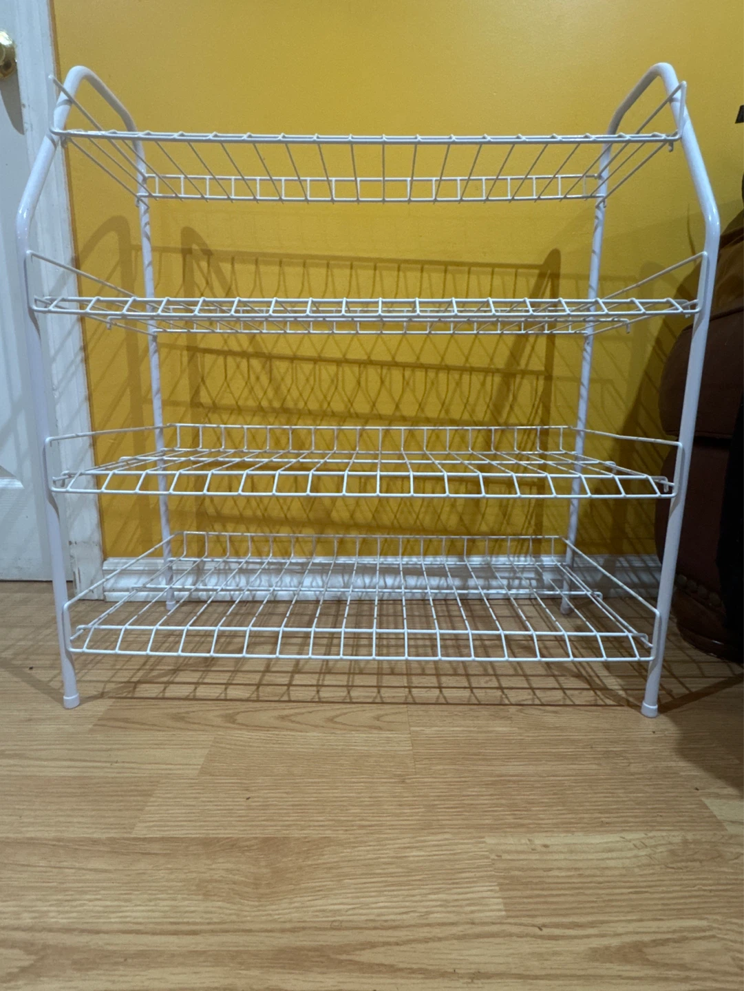 White 3-Tier Wire Storage Rack - photo 2