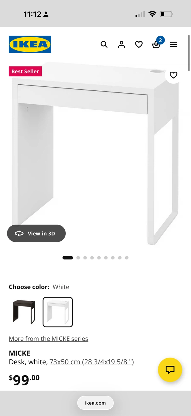 Ikea MICKE DESK