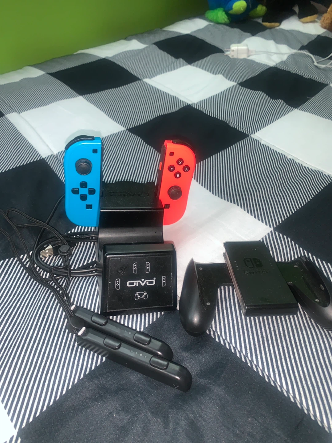 Nintendo Switch Joy-Con Charging Dock and Accessories