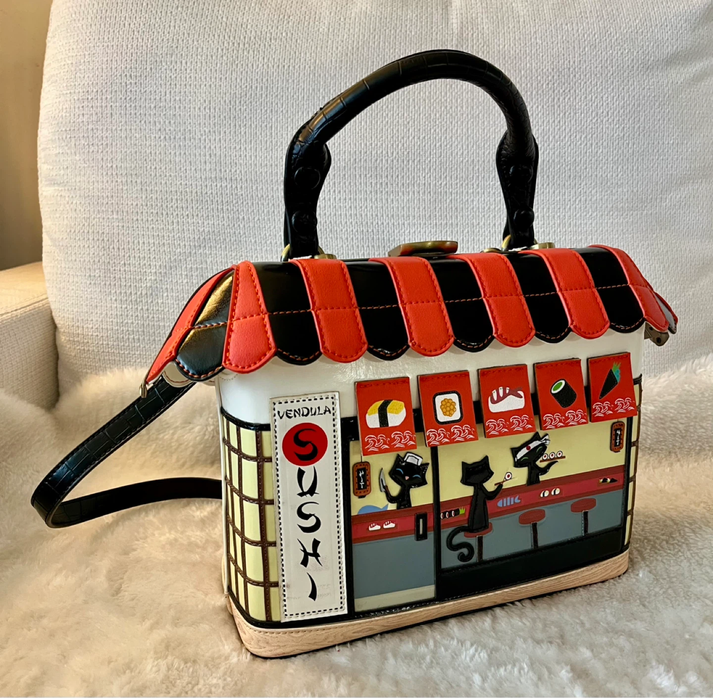 Charming Vendula Sushi House Handbag