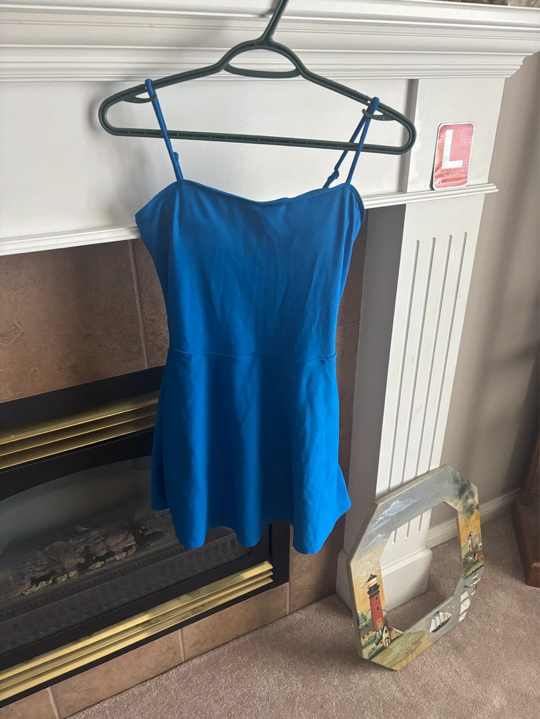 Forever 21 Blue Fit and Flare Dress
