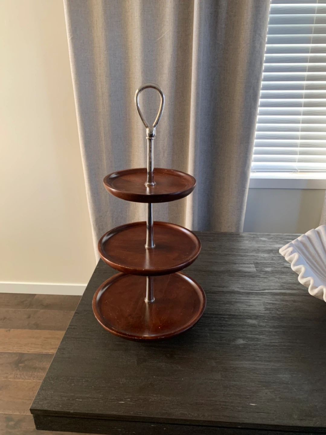 3-Tier Wooden Tiered Serving Stand