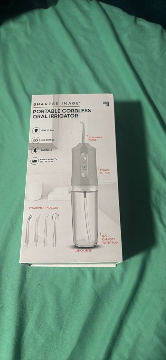Sharper Image Portable Cordless Oral Irrigator