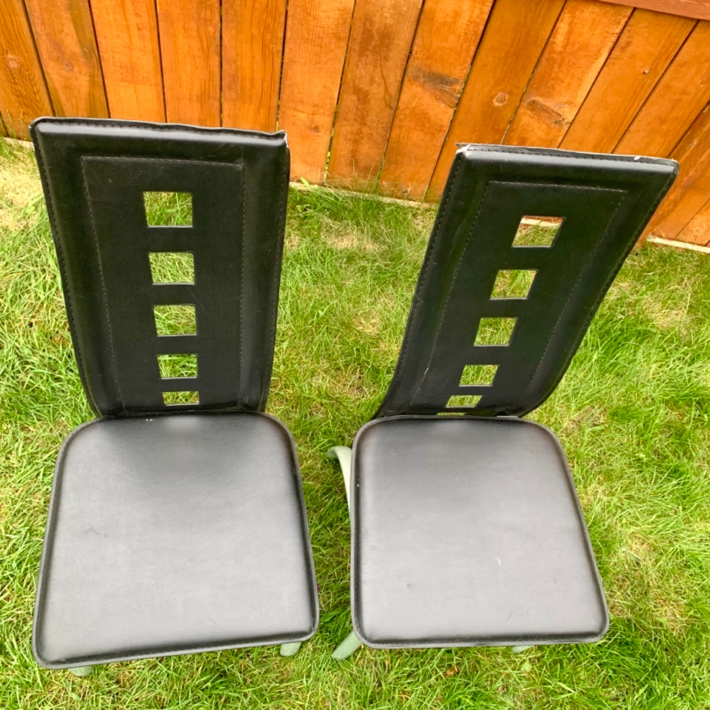 Dining Chairs Kitchen Chairs Faux Leather Chairs Furniture - photo 3