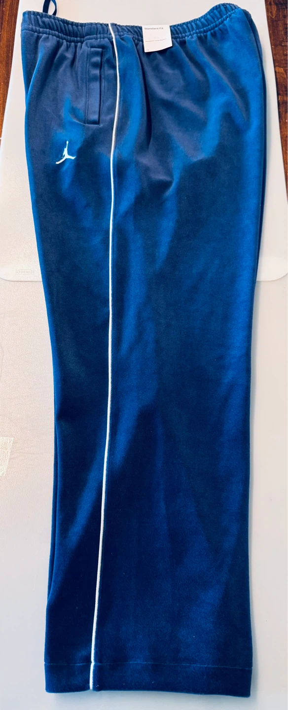 Jordan - Velour Track Pants Blue - photo 3