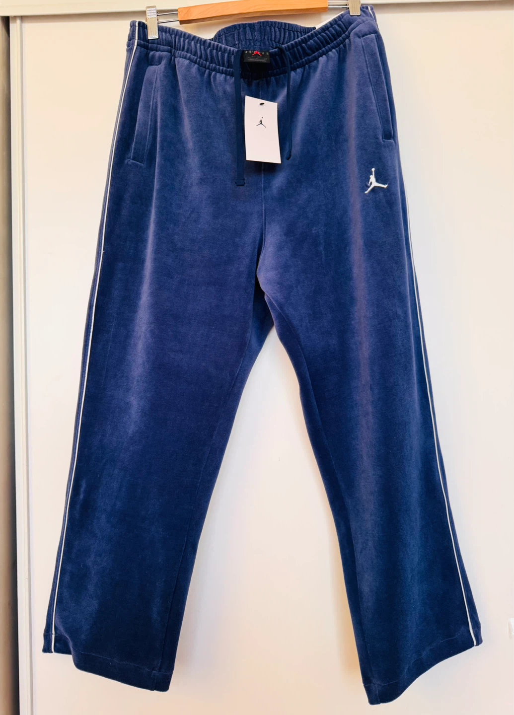 Jordan - Velour Track Pants Blue - photo 2