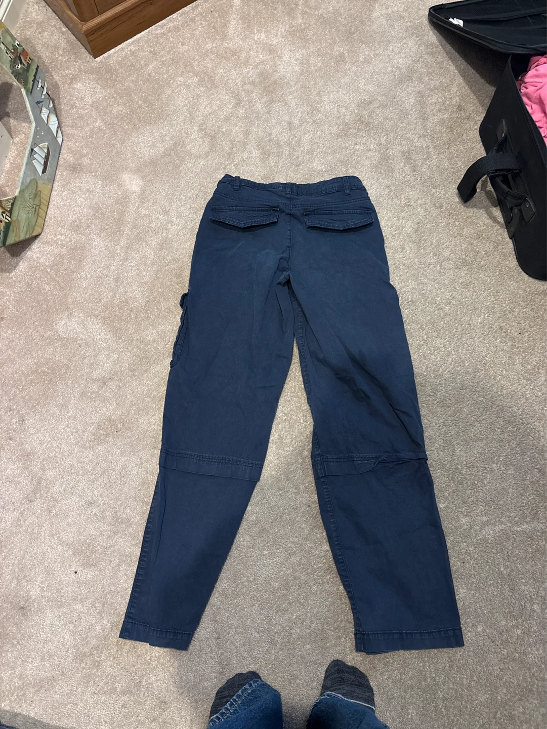 GARAGE Blue Cargo Pants Size 01 - photo 2