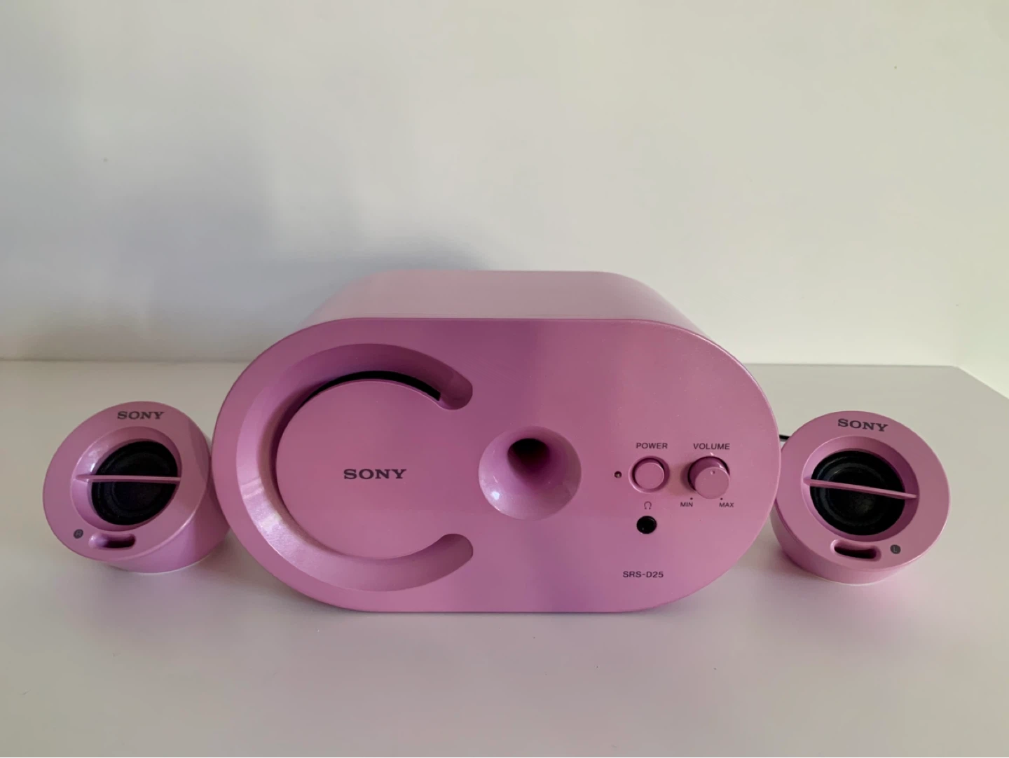 Sony SRS-D25 Pink Speaker System