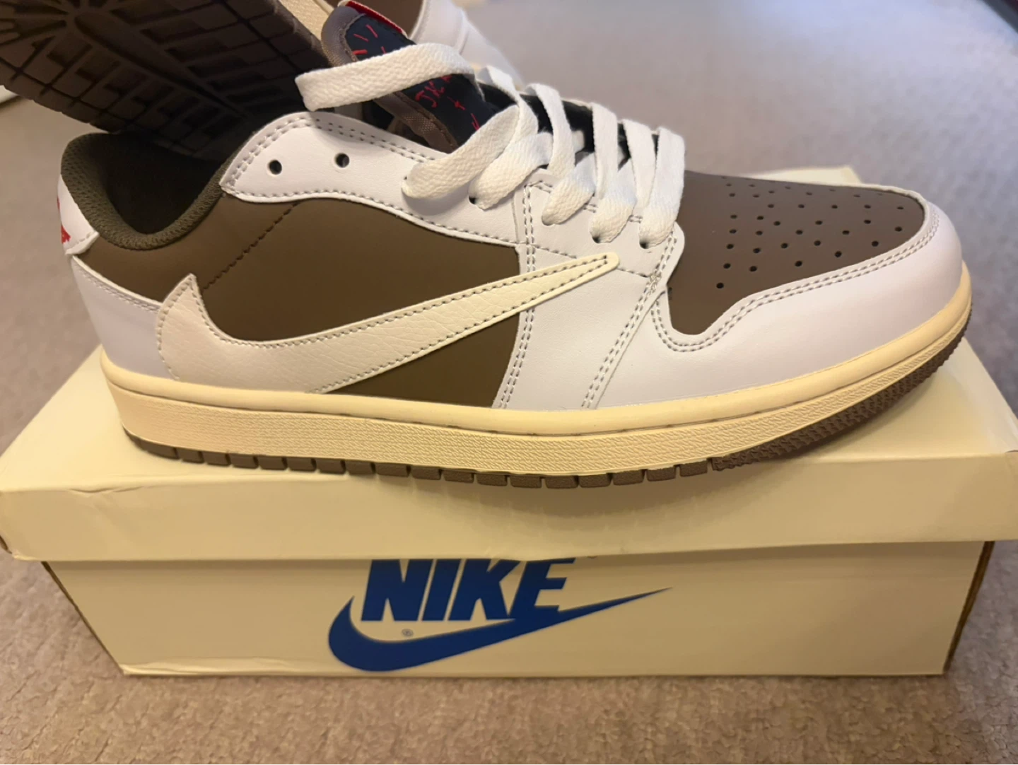 Nike Air Jordan 1 Low Travis Scott Sneakers - photo 2