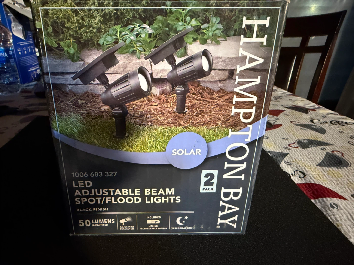 Hampton Bay LED Adjustable Beam Spot/Flood Lights - Black Finish