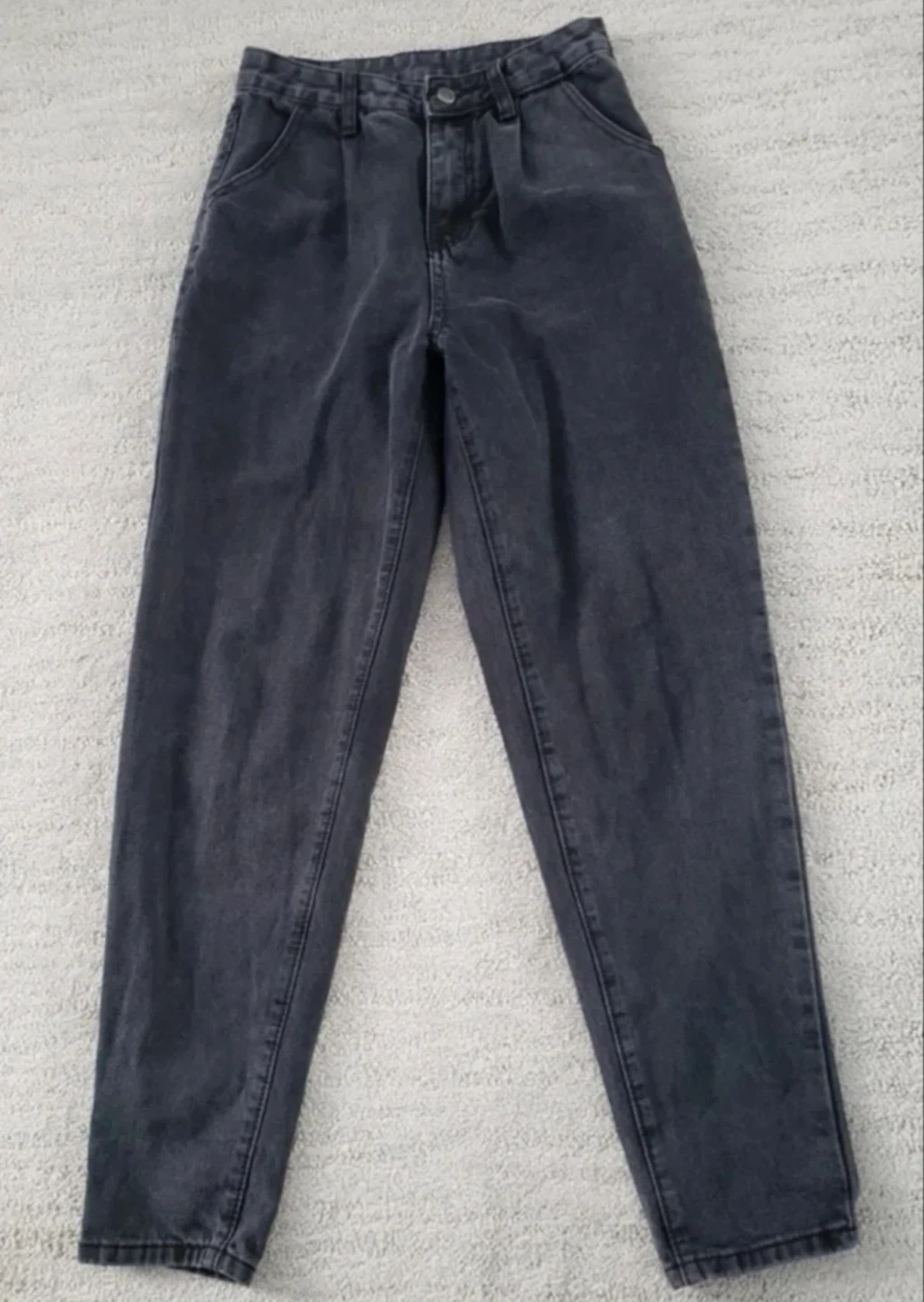 Women's Dark Wash High-Waisted Jeans