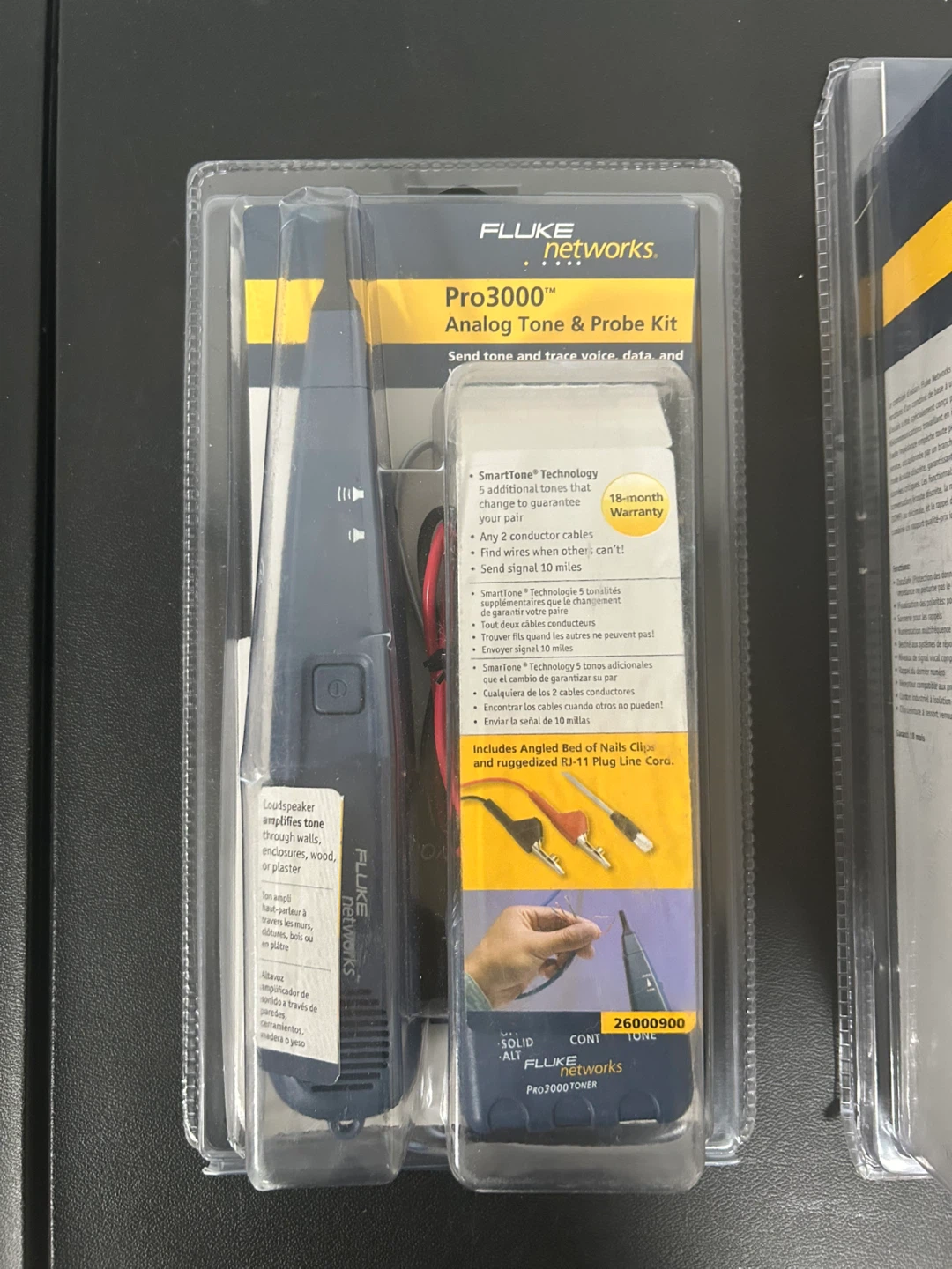 Fluke Networks Pro3000 Tone & Probe Kit and TS19 Telephone Test - photo 3