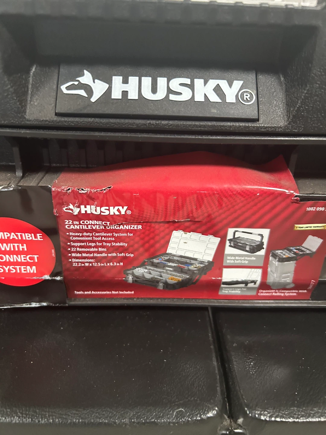 Husky 22 in Connect Cantilever Organizer - photo 2