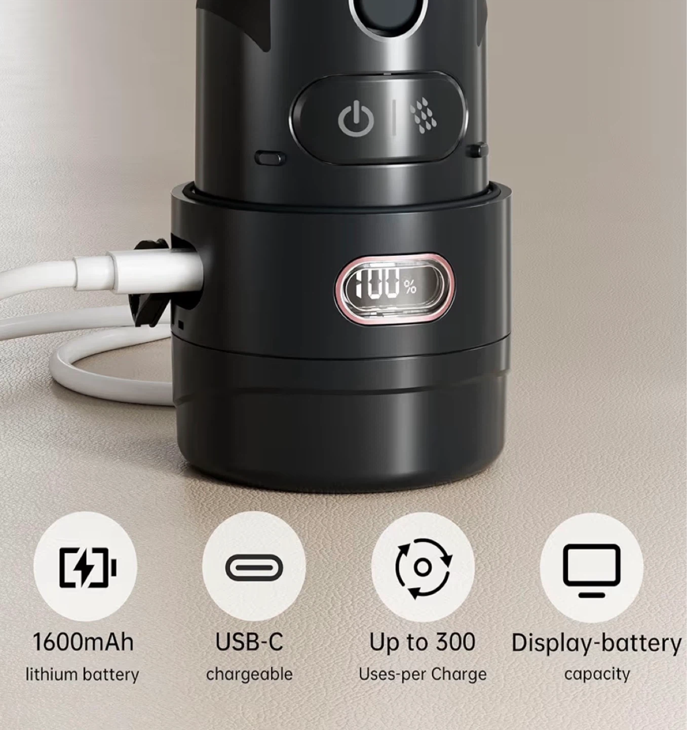 Portable Bidet with Built-In Adapter & 180° Adjustable Nozzle - photo 5