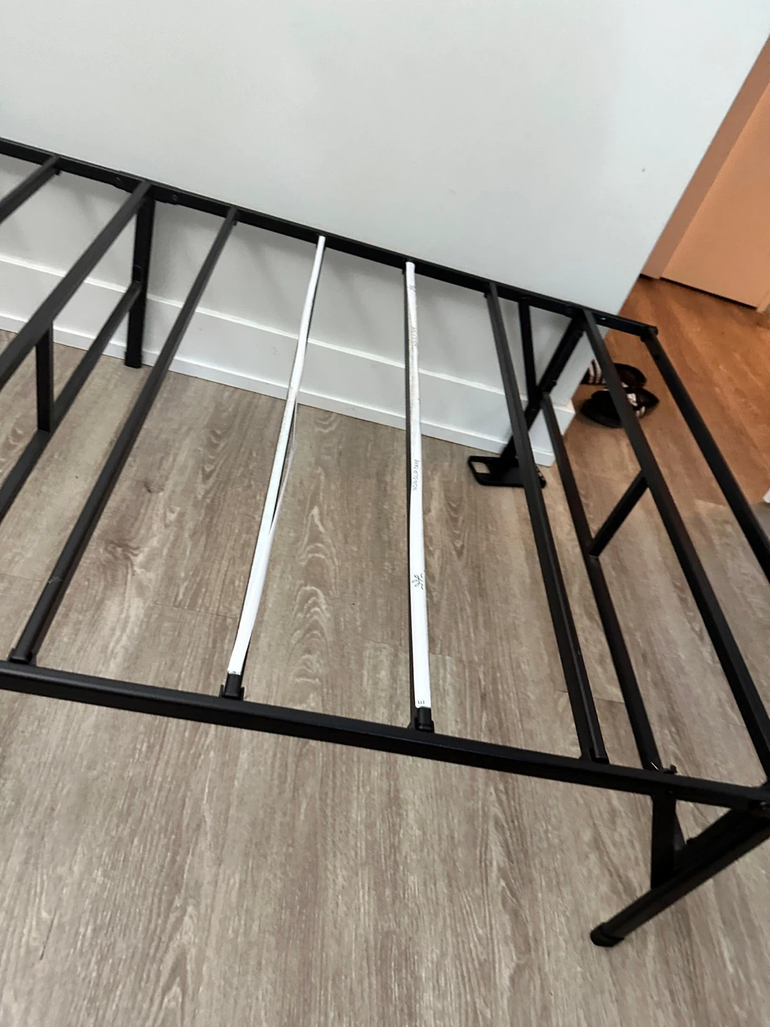 Black Metal Bed Frame - photo 2