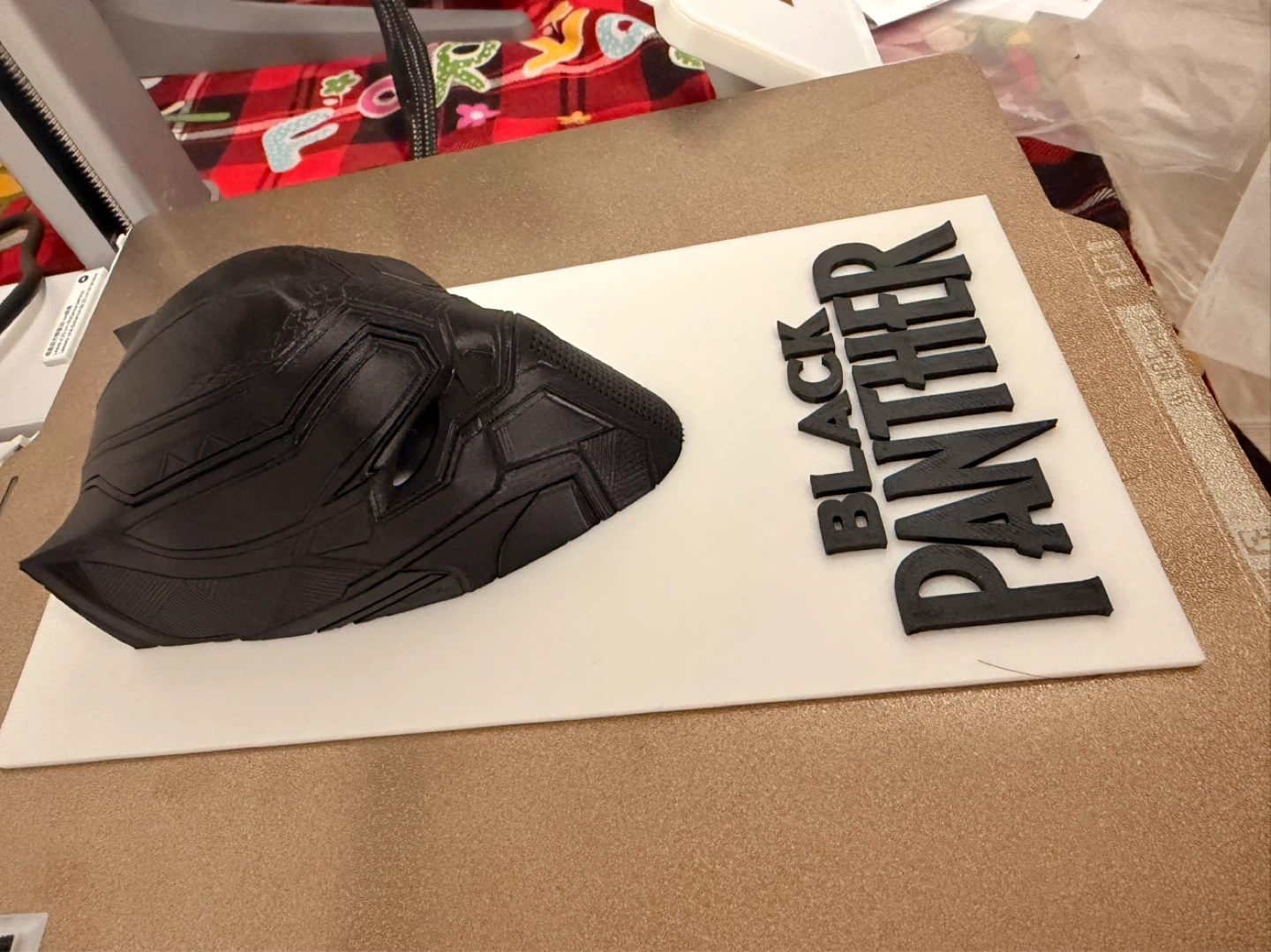 Black Panther Mask Display Piece wall art