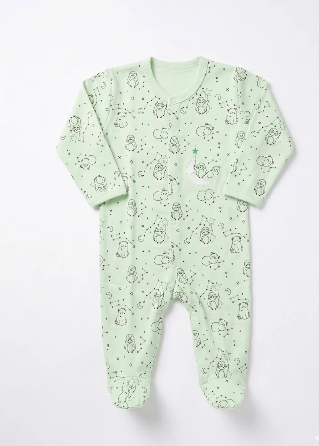 Baby 5-Piece Outfit Set - "My Club Bear" Print - photo 5
