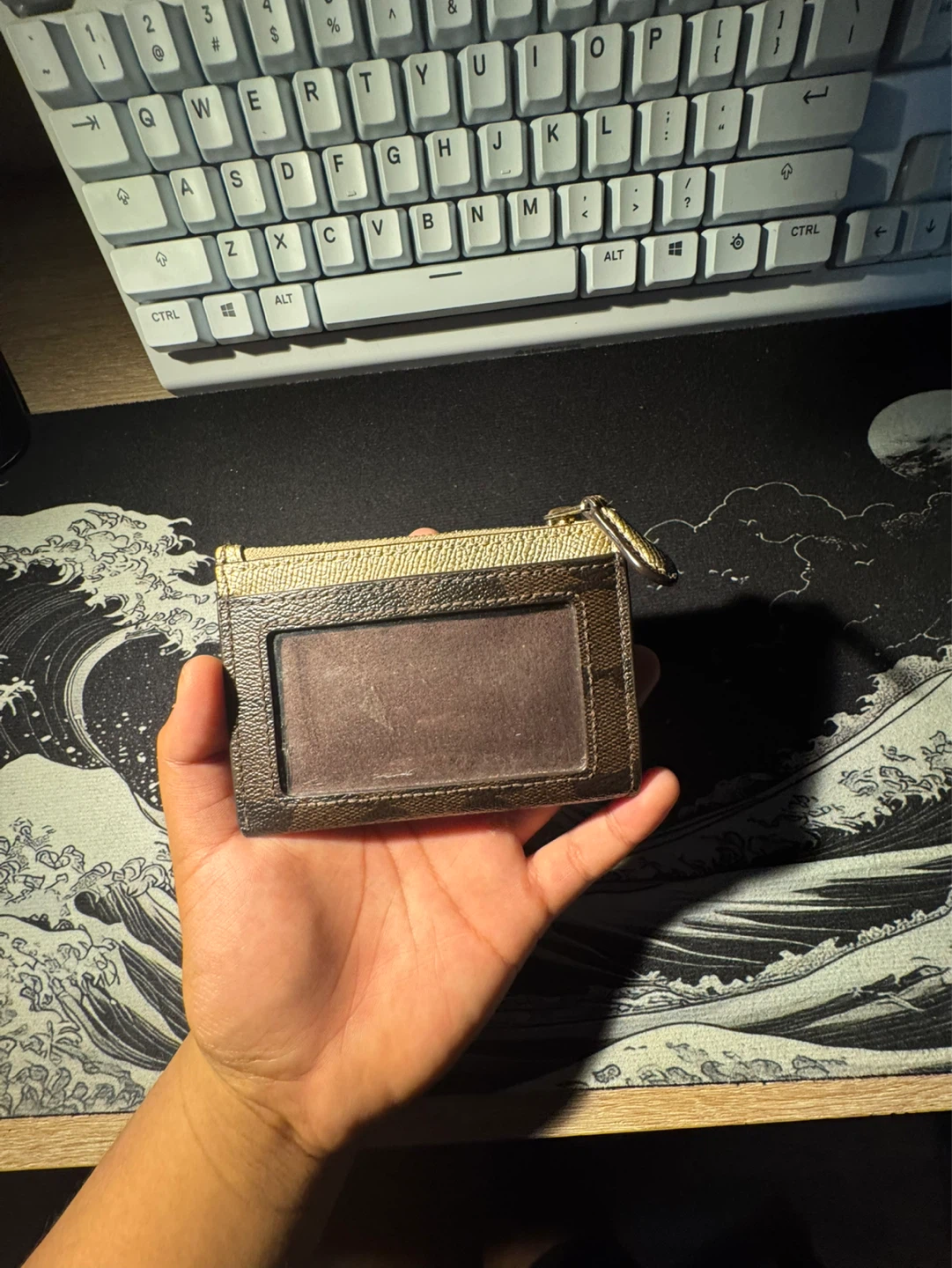 Coach Card Holder with Zipper Pocket - photo 4