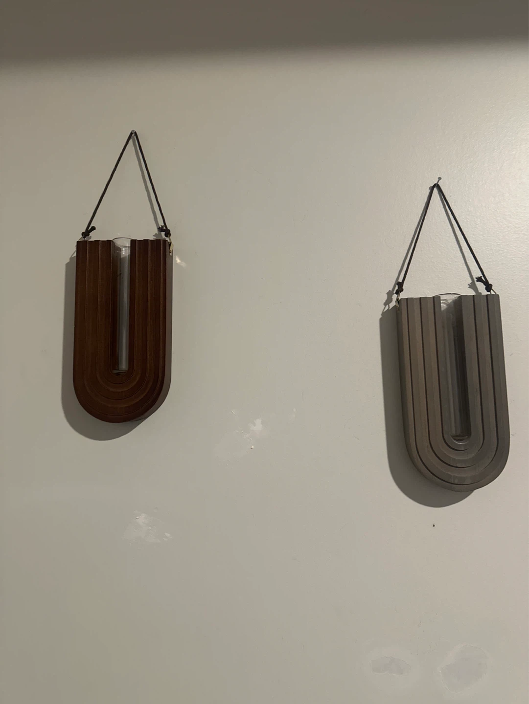 Wooden Wall Hanging Planter Set